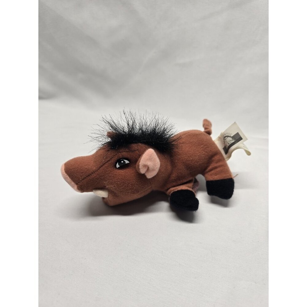 The Lion King Pumbaa Plush Finger Puppet 1994 Vintage Disney 5”